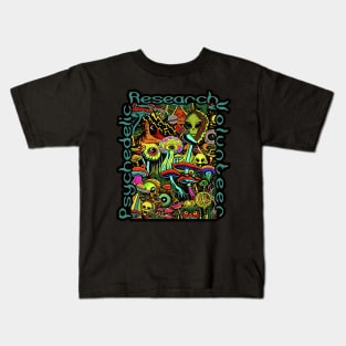 Psychedelic Mushroom | Psychedelic Research Volunteer Kids T-Shirt